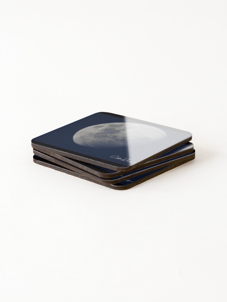 Thumbnail 4 of 5, Coasters (Set of 4), Partical Moon designed and sold by CathsImages.