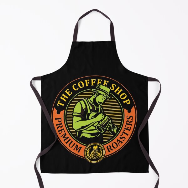 Item preview, Barista, the coffee shop, premium roasted green orange designed and sold by coffeeapparel.