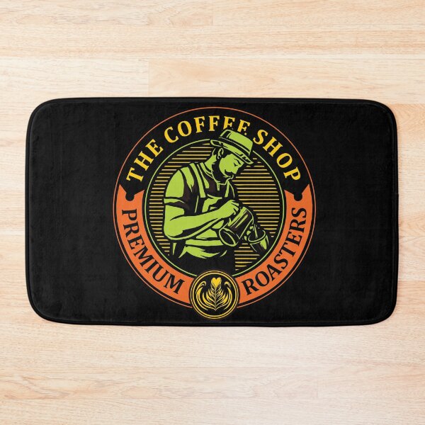 Item preview, Barista, the coffee shop, premium roasted green orange designed and sold by coffeeapparel.