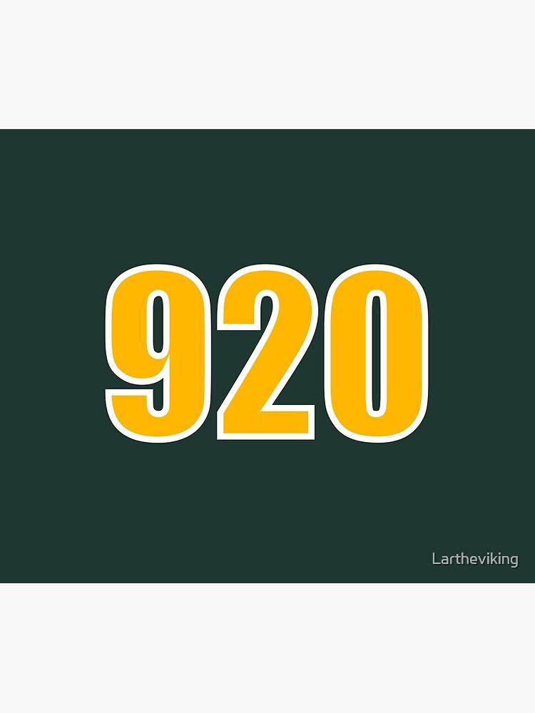 "Green Bay Wisconsin WI Area Code 920 " Tapestry for Sale by