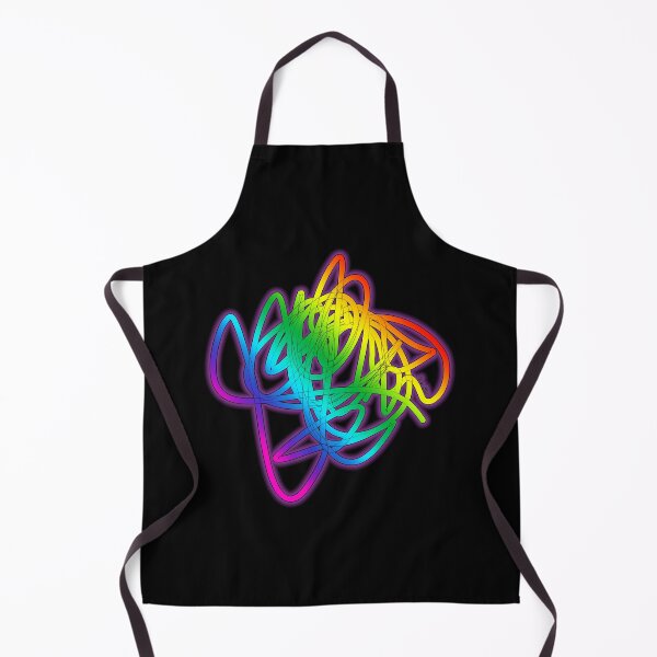 Item preview, Rainbow doodle neon! Modern abstract art - digital paint by Iona Art Digital designed and sold by IonaArtDigital.