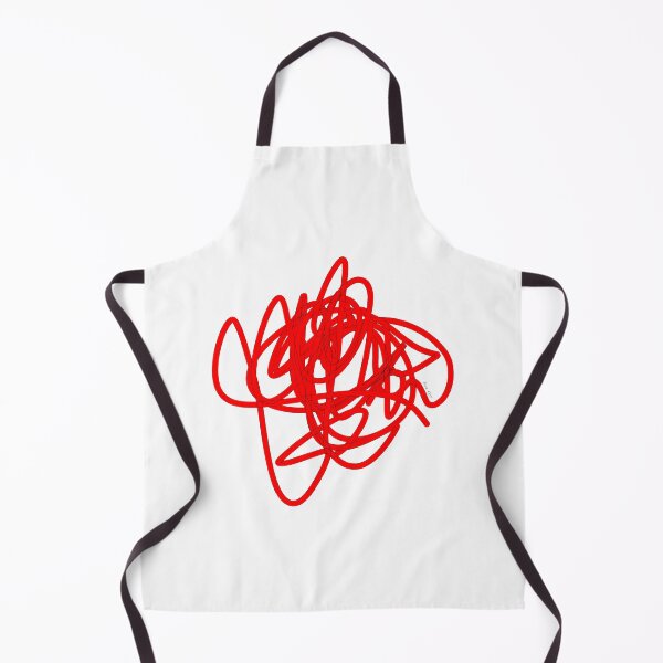 Item preview, Red doodle! Modern abstract art - digital paint by Iona Art Digital designed and sold by IonaArtDigital.