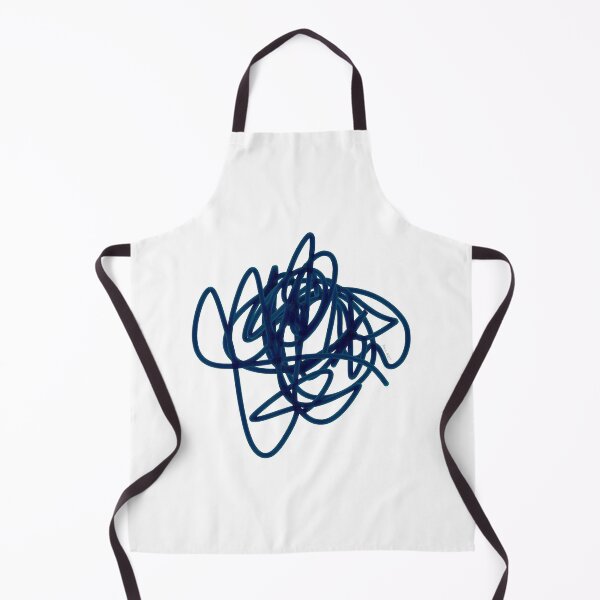 Item preview, Blue doodle! Modern abstract art - digital paint by Iona Art Digital designed and sold by IonaArtDigital.