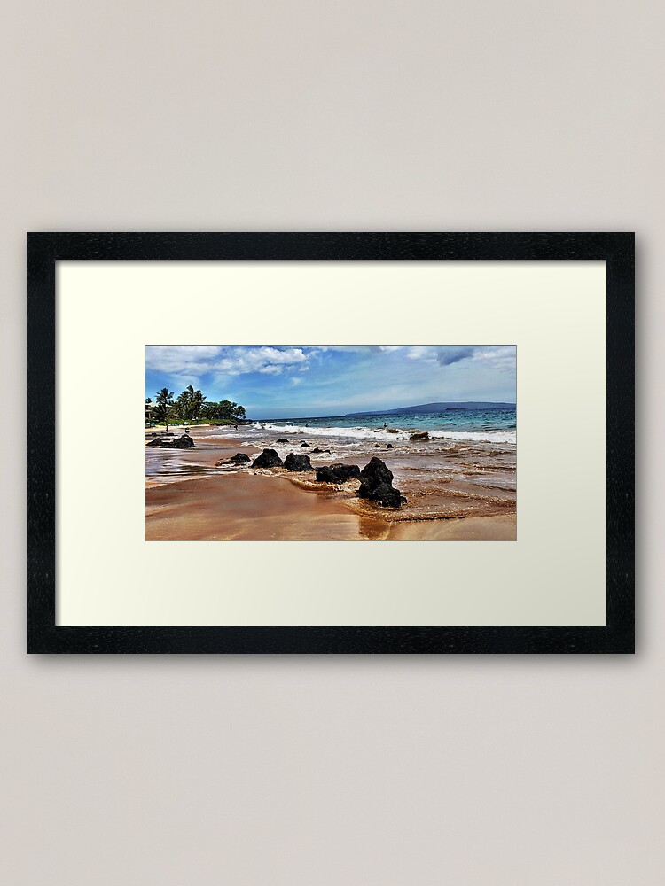 Alternate view of Wailea-Makena Hawaii Framed Art Print