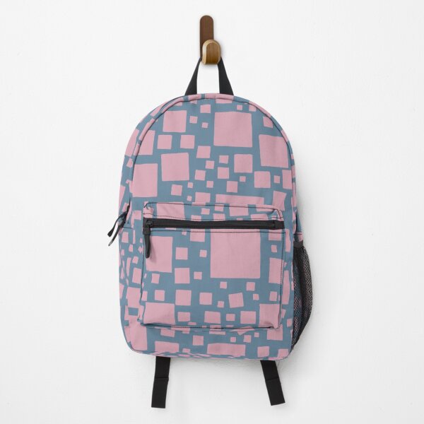 Item preview, Poppin Pink Squares In Blue Everywhere Seamless Pattern designed and sold by yvonnezstudios.