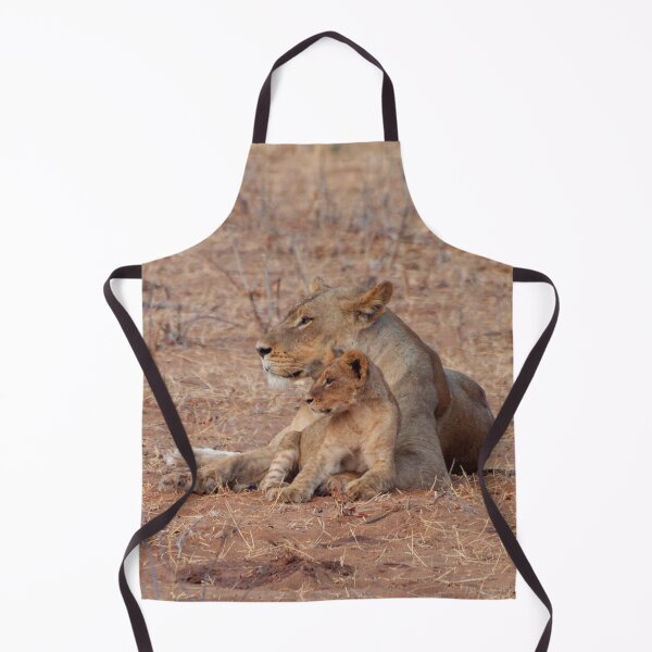 Item preview, Lioness and Lion Cub Snuggle Together designed and sold by SafariByMarisa.