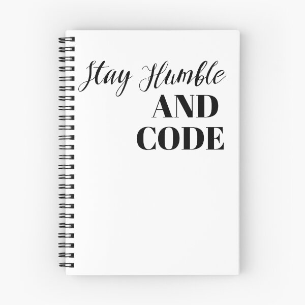 Item preview, Stay Humble and Code designed and sold by ZayedDesigns.
