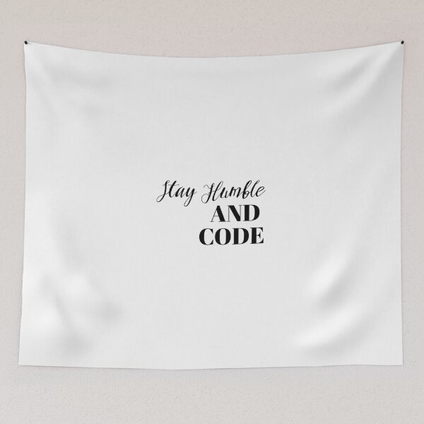 Item preview, Stay Humble and Code designed and sold by ZayedDesigns.