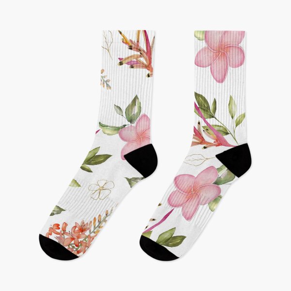 Item preview, Happy Tropical Watercolor Pattern designed and sold by DaisyMarroquin.
