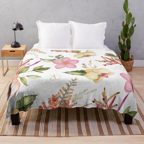 Item preview, Happy Tropical Watercolor Pattern designed and sold by DaisyMarroquin.