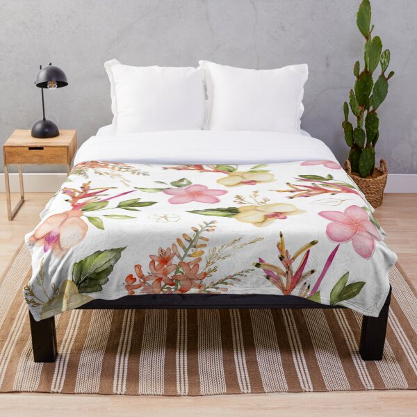 Item preview, Happy Tropical Watercolor Pattern designed and sold by DaisyMarroquin.
