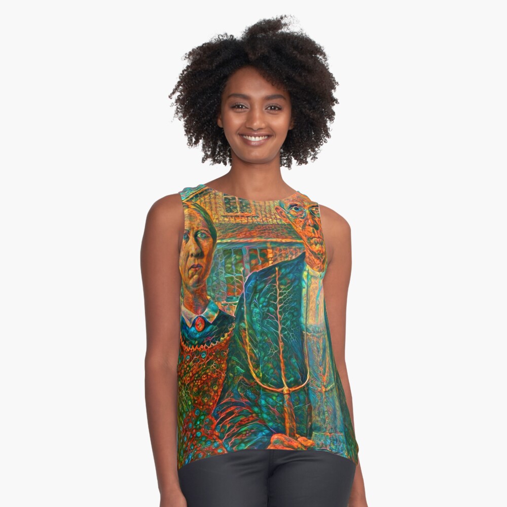 Item preview, Sleeveless Top designed and sold by blackhalt.