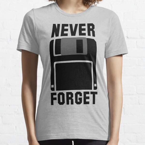 Floppy Disk Never Forget Essential T-Shirt
