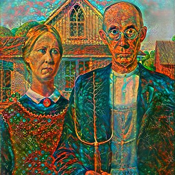 Artwork thumbnail, Deep Style American Gothic by blackhalt