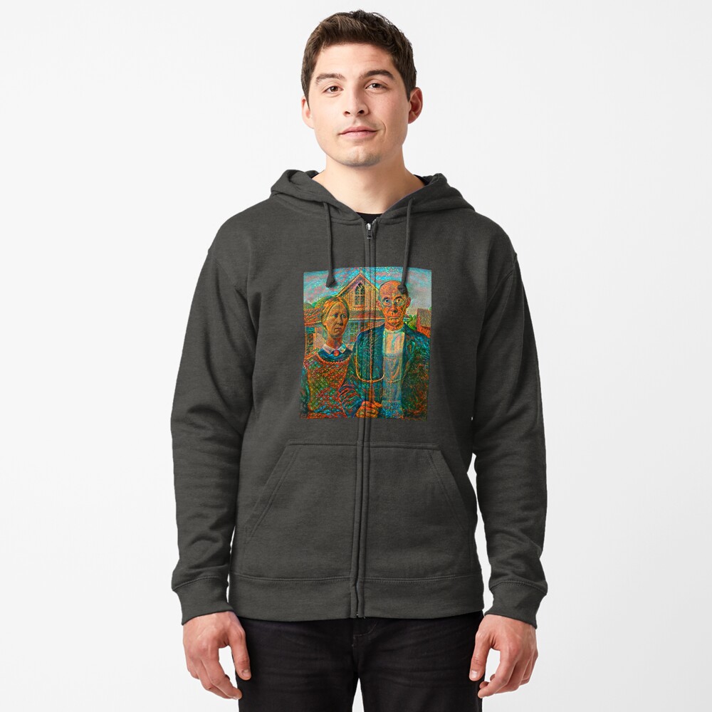 Item preview, Zipped Hoodie designed and sold by blackhalt.