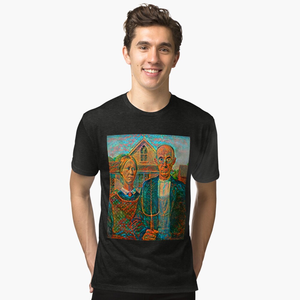 Item preview, Tri-blend T-Shirt designed and sold by blackhalt.