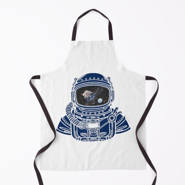 Item preview, SPACEMAN RAINBOW MEETS ASTEROID - blue / Asteroid Day - digital art - by Iona Art Digital designed and sold by IonaArtDigital.
