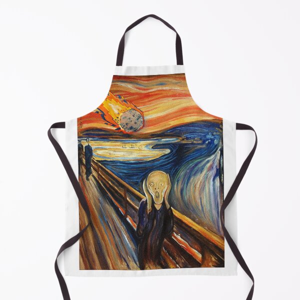 Item preview, OMG AN ASTEROID! with "The Scream by MUNCH" / - Asteroid Day - collage digital art - by Iona Art Digital designed and sold by IonaArtDigital.
