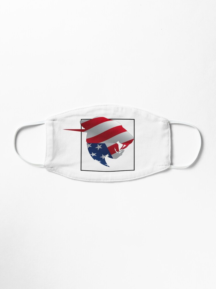 American Flag In Mr Beast By Insta Mor Mask By Insta Mor Redbubble - what is mr beast's roblox username