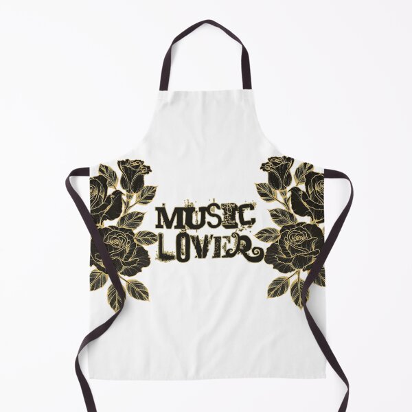 Artikelvorschau, ROSES MUSIC Lover / handschriftlich / Schwarz und Gold - von Iona Art Digital entworfen und verkauft von IonaArtDigital.