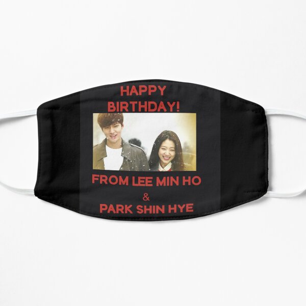 Happy Birthday From Lee Min Ho + Park Shin Hye Mask