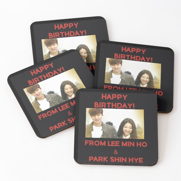 Item preview, Happy Birthday From Lee Min Ho + Park Shin Hye designed and sold by kpopkdramamerch.