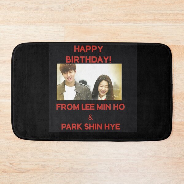Item preview, Happy Birthday From Lee Min Ho + Park Shin Hye designed and sold by kpopkdramamerch.