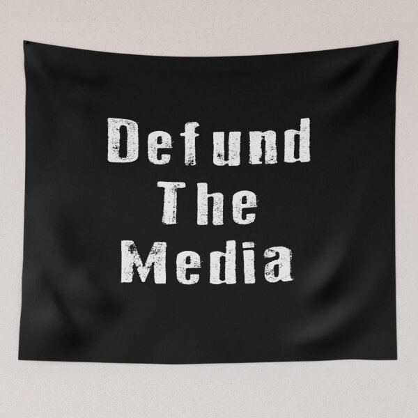 Item preview, Defund the media designed and sold by AnimaLovers.