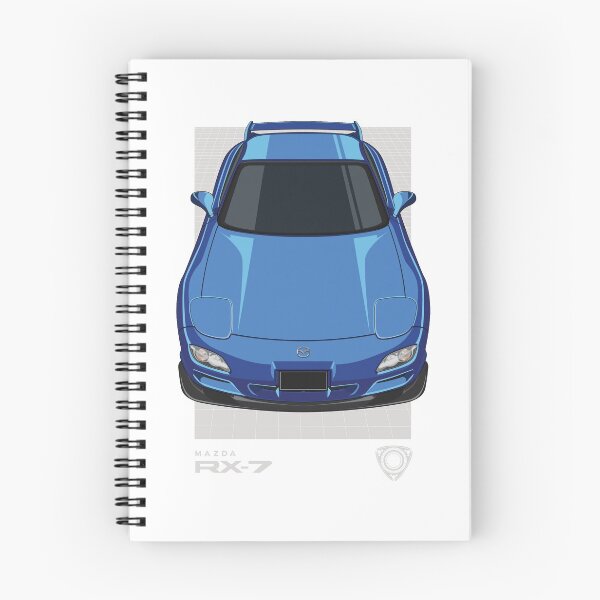 Item preview, MAZDA FD ROTARY LEGEND - blue designed and sold by mtsala illustrations.