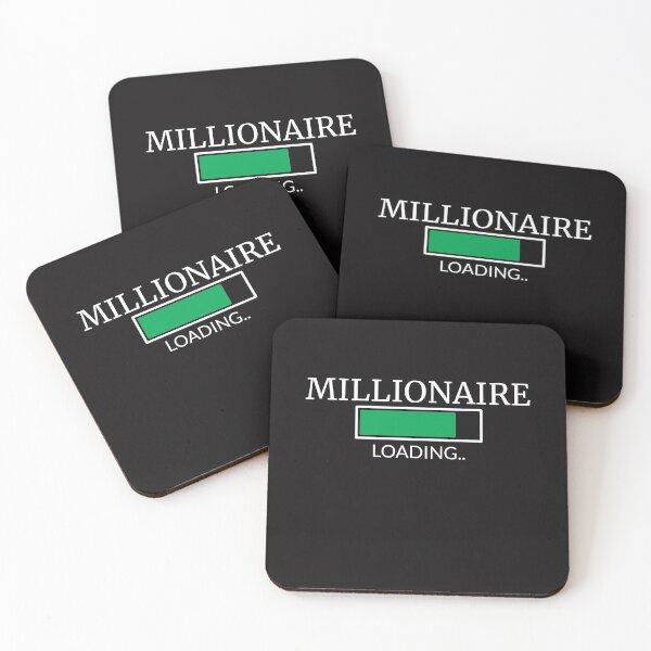 Item preview, Millionaire Loading in Progress Future Stocks Real Estate designed and sold by dbreeze10.