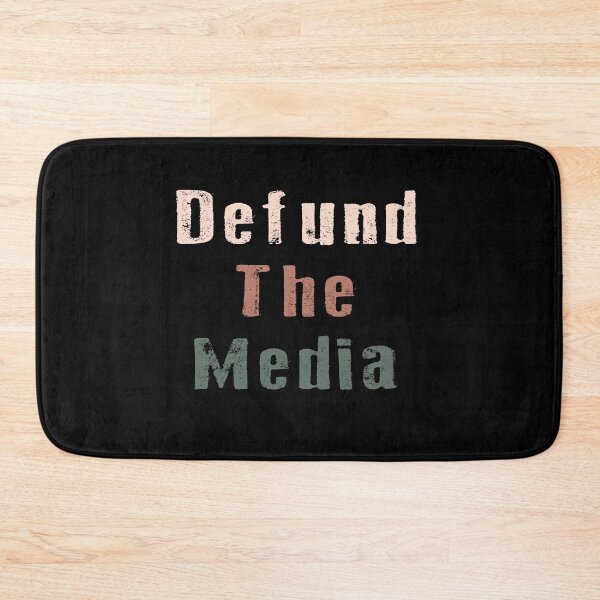 Item preview, retro vintage defund the media designed and sold by AnimaLovers.