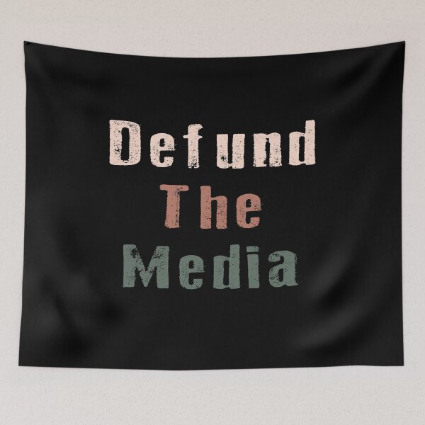 Item preview, retro vintage defund the media designed and sold by AnimaLovers.