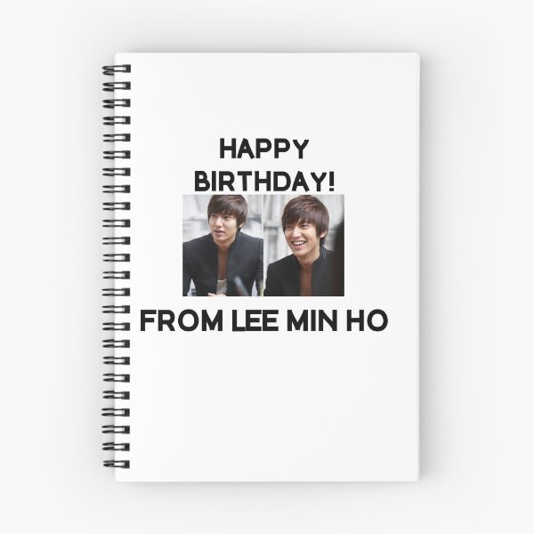 Item preview, Happy Birthday From Lee Min Ho  designed and sold by kpopkdramamerch.