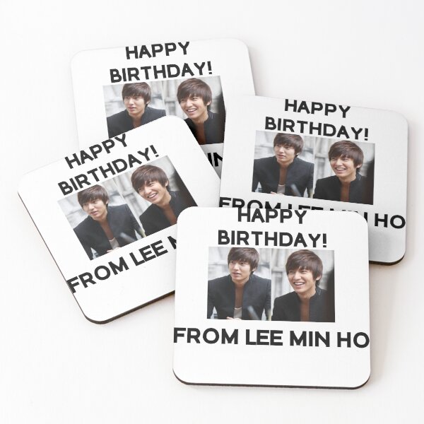 Item preview, Happy Birthday From Lee Min Ho  designed and sold by kpopkdramamerch.