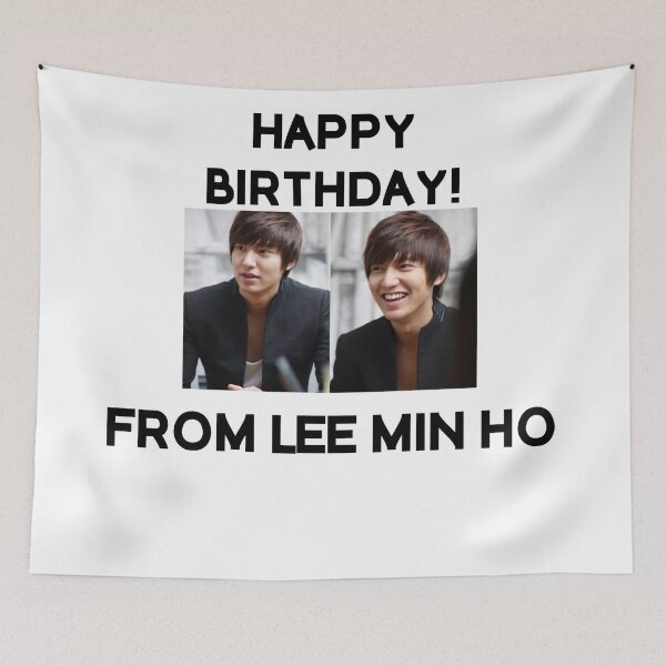 Artikelvorschau, Alles Gute zum Geburtstag von Lee Min Ho entworfen und verkauft von kpopkdramamerch.