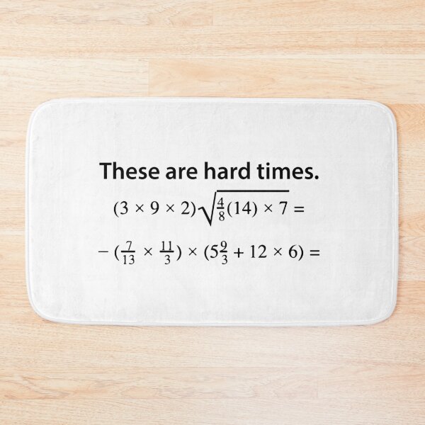 Item preview, These are hard times designed and sold by LiciaMarie.