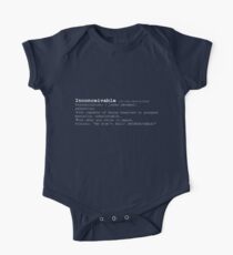 INCONCEIVABLE One Piece - Short Sleeve