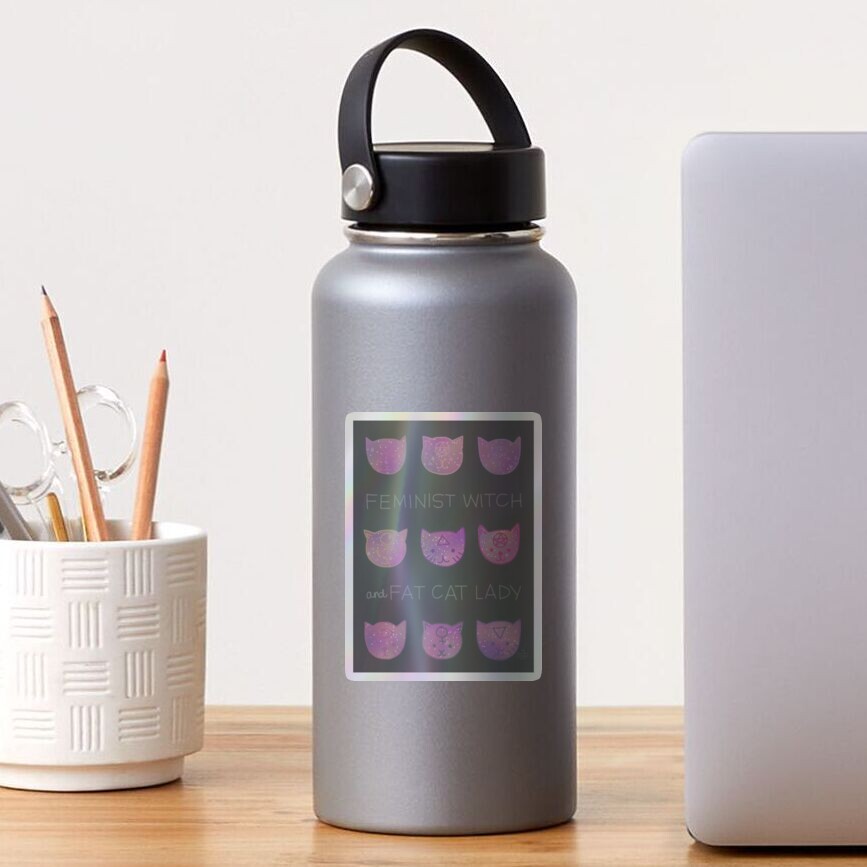 Item preview, Holographic Sticker designed and sold by glorifyobesity.