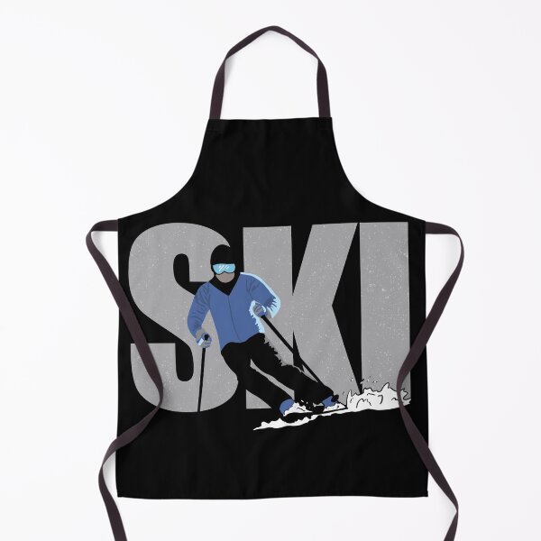 Item preview, Ski with black background designed and sold by Quick Brown Fox Canada.