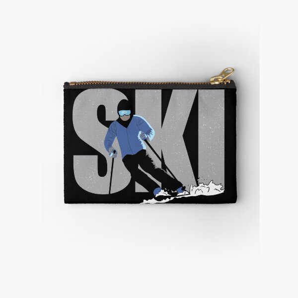 Item preview, Ski with black background designed and sold by Quick Brown Fox Canada.