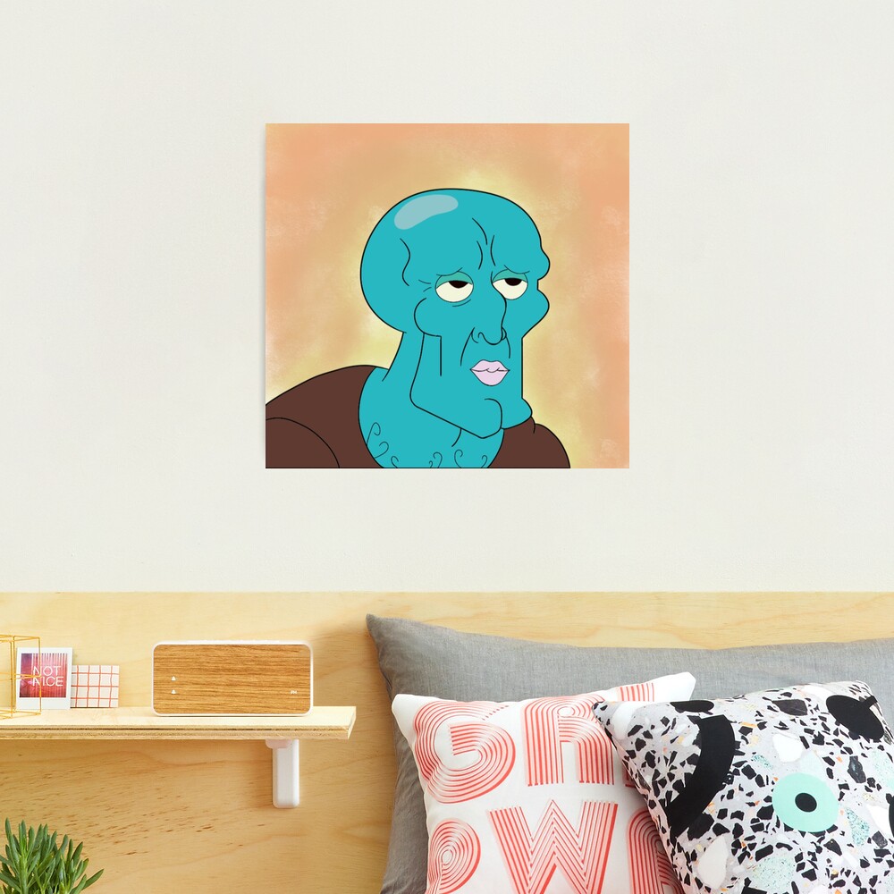 Handsome Squidward - Spongebob Photographic Print for Sale by