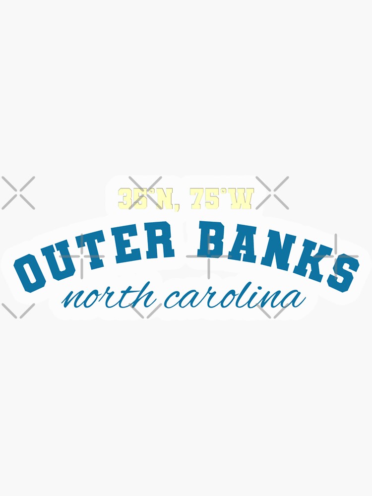 "Outer Banks North Carolina " Sticker for Sale by meganchloe Redbubble