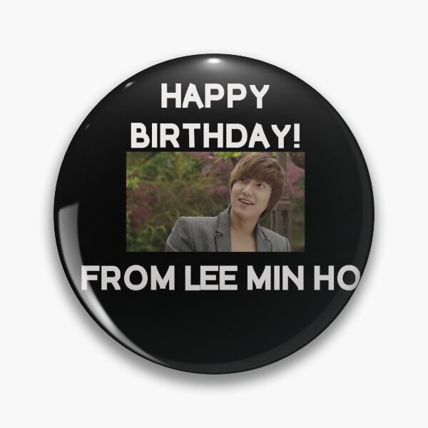 Item preview, Happy Birthday From Lee Min Ho designed and sold by kpopkdramamerch.