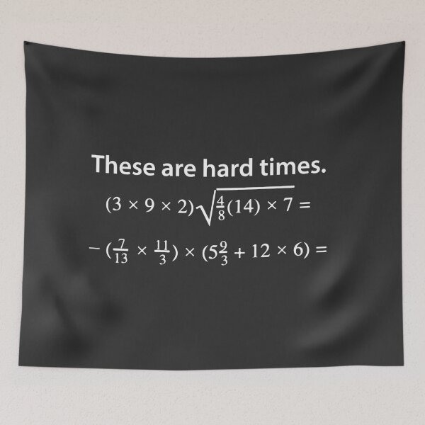 Item preview, These are hard times designed and sold by LiciaMarie.