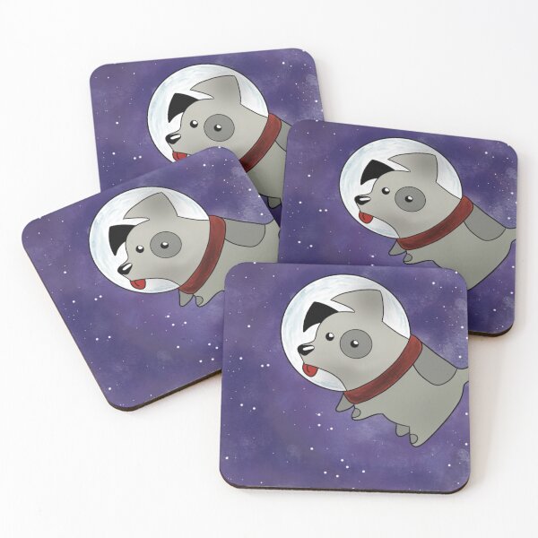 Item preview, Cute Astronaut Dog in Space designed and sold by Malena HM.