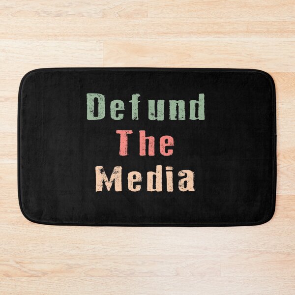 Item preview, Retro vintage defund the media designed and sold by AnimaLovers.