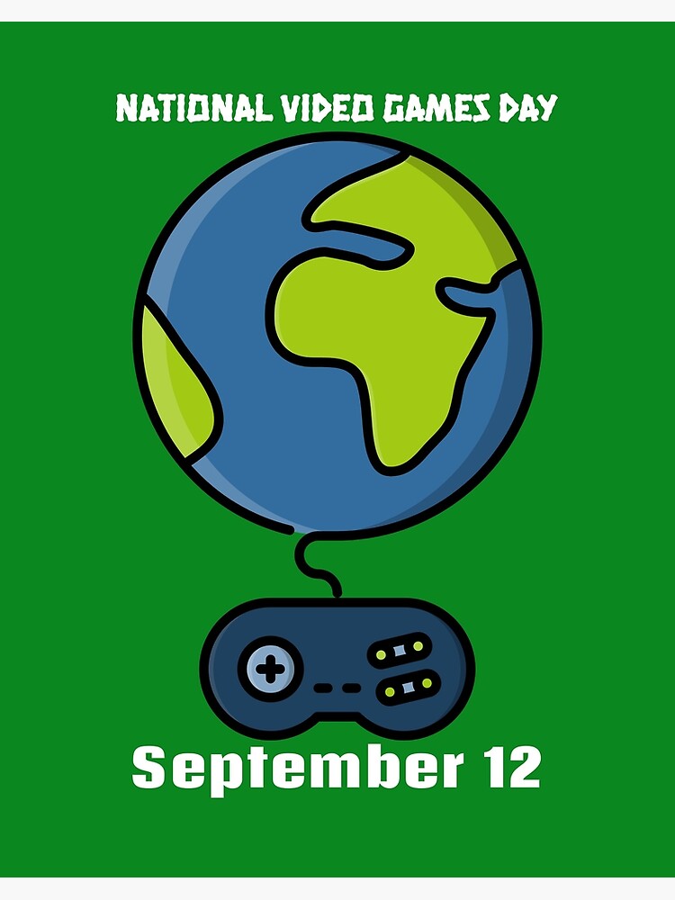 National Video Games Day Art Board Print