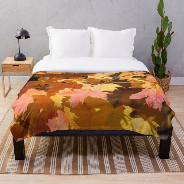 Item preview, Beautiful orange autumn leaves designed and sold by stina-bee.
