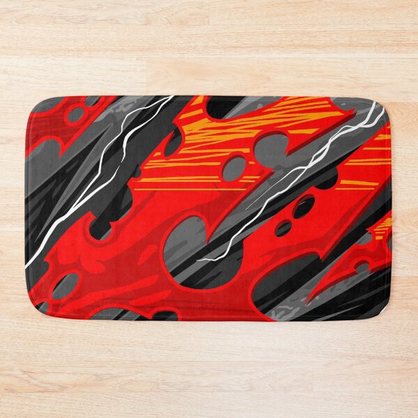 Item preview, Fire Red & Black Pattern designed and sold by Zen-Dragon.