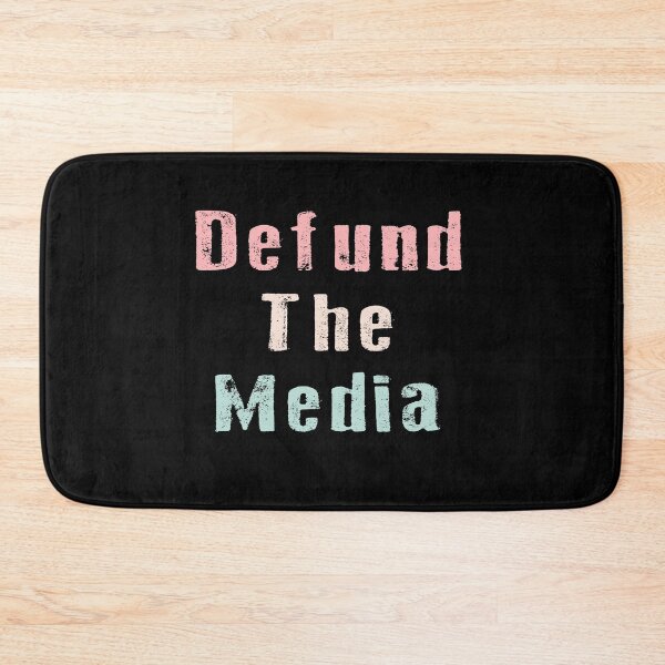 Item preview, Retro vintage defund the media designed and sold by AnimaLovers.